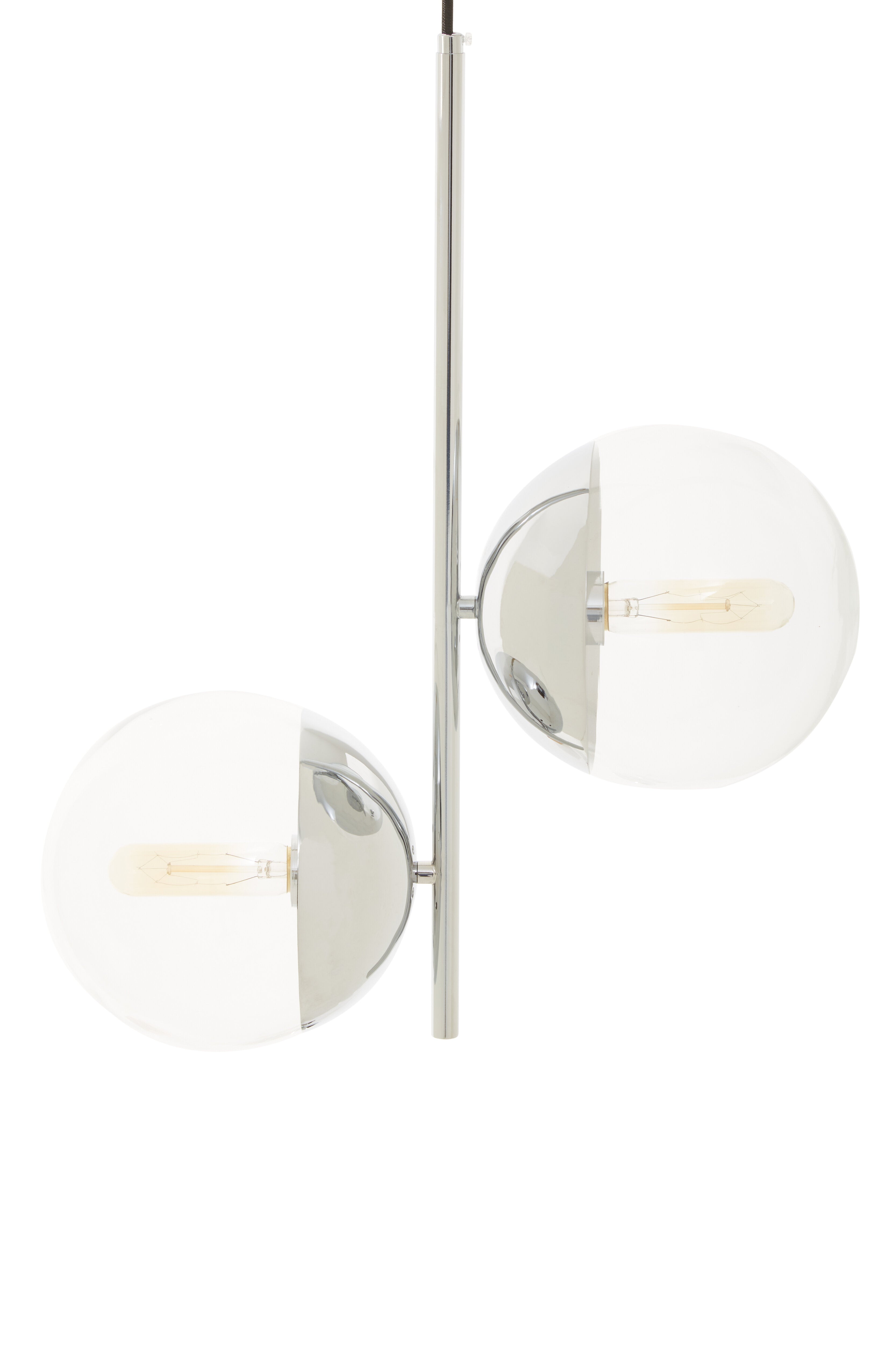 Kidston Chrome Finish 2 Bulb Pendant Light
